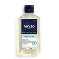 Phyto Sebium Control Shampoo Seboregolatore 250ml - Capelli Grassi, Purificante e Regolatore di Sebo