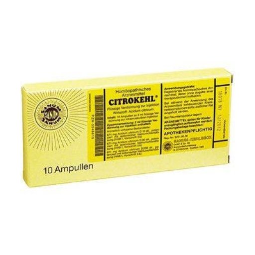 Citrokehl D3 - Soluzione Iniettabile Omeopatica 10 Fiale da 2 ml