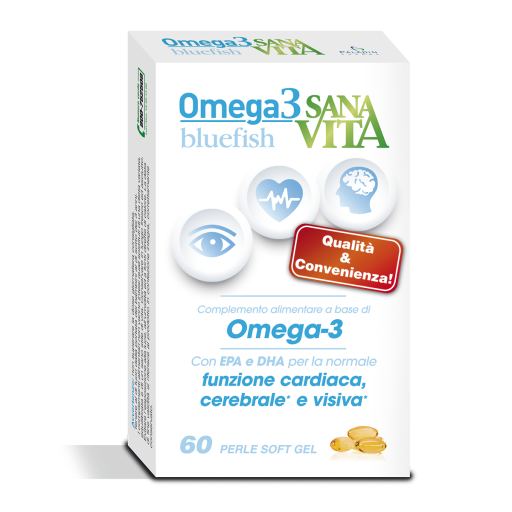 Sanavita Blue Fish Integratore Omega 3 - 60 Capsule