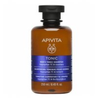 Apivita - Shampoo Tonificante Uomo Hippophae TC/Rosemary 250ml - Shampoo Rinforzante per Capelli Uomo