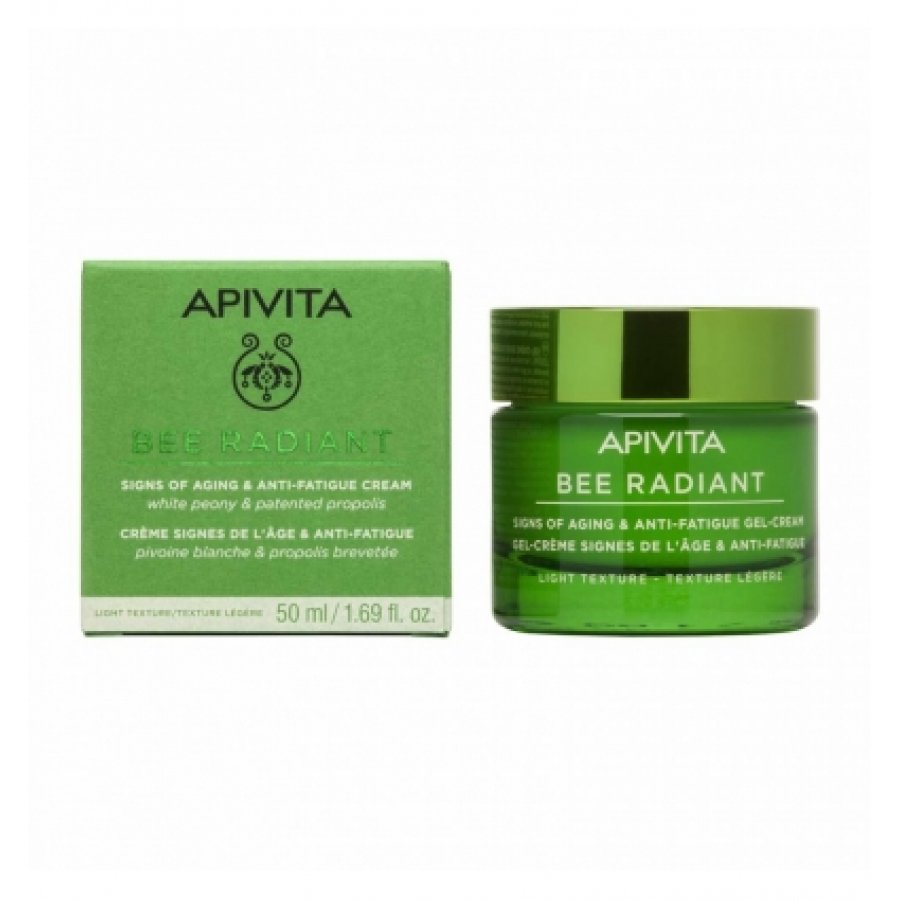 Apivita Bee Radiant Light Crema Gel 50ml - Crema Anti-Invecchiamento Leggera