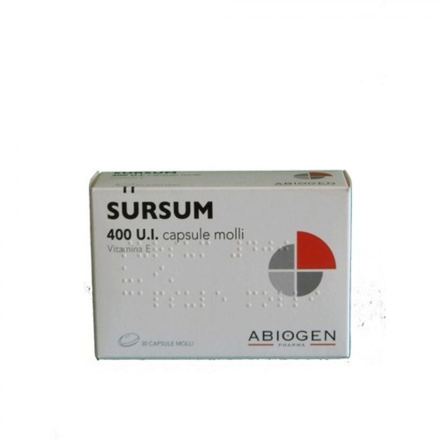 Sursum 400 UI 30 Capsule Molliì- Integratore di Vitamina E