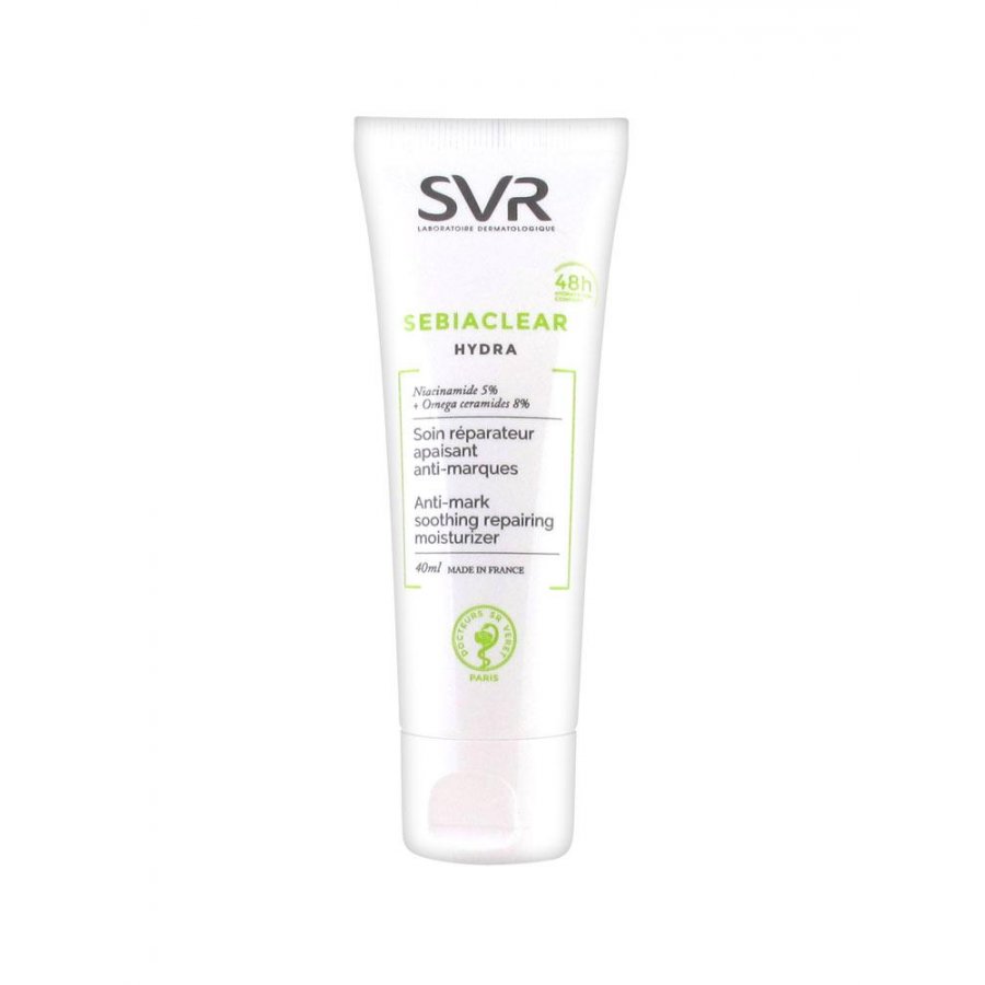 SVR Sebiaclear Hydra 40 ml: Crema Lenitiva per Pelle Sensibile e a Tendenza Acneica