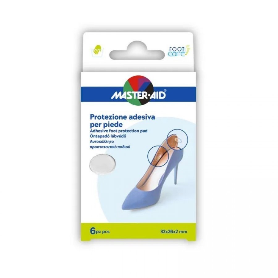  Master-Aid Foot Care - Protezione Adesiva per Piede, 6 protezioni