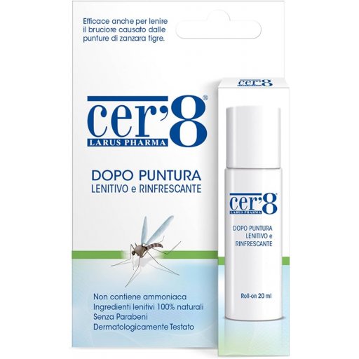 Cer'8 - Roll on Dopo Puntura 20 ml - Sollievo Rapido dalle Punture di Insetto