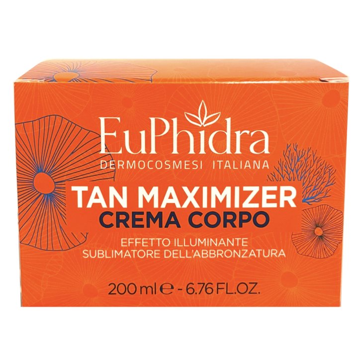 Euphidra Tan Maximizer Crema Corpo Sublimatore Abbronzatura 200ml - Texture Fondente con Attivatore dell'Abbronzatura