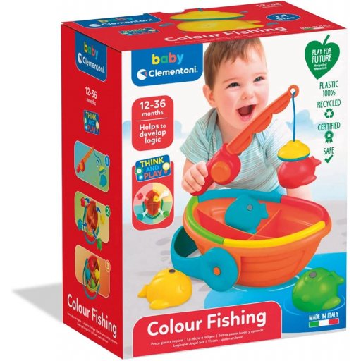 Clementoni - Fishing Set, Gioco Educativo da Pesca, 1 Pezzo