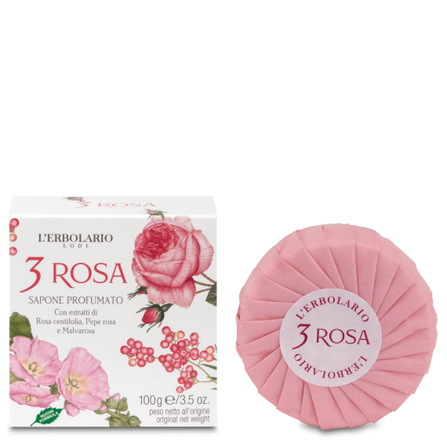 L'erbolario - 3 Rosa Sapone 100 g