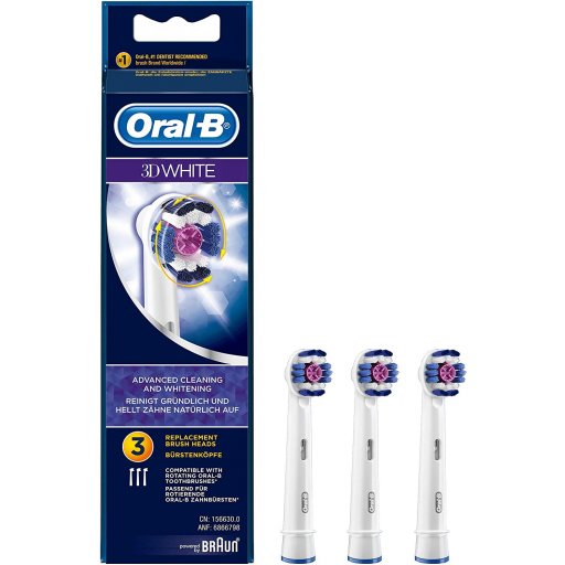 Oral-B - 3D White Testine di Ricambio 3 Testine