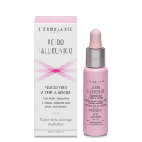 L'Erbolario, Acido Ialuronico Tripla Azione Fluido Viso, 28 ml