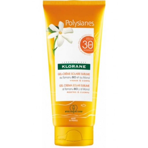 Klorane Gel Crema Solare Sublime - Protezione UVA/UVB, 150ml