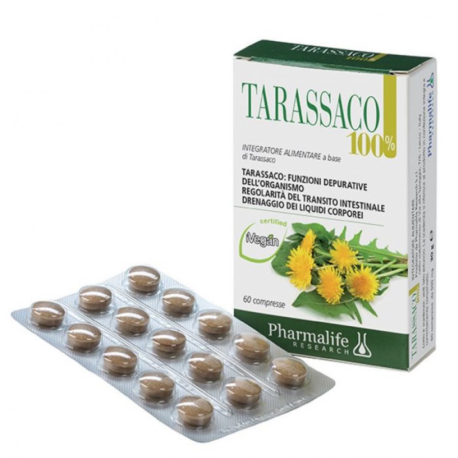 Tarassaco 100% - Integratore Depurativo 60 Compresse 