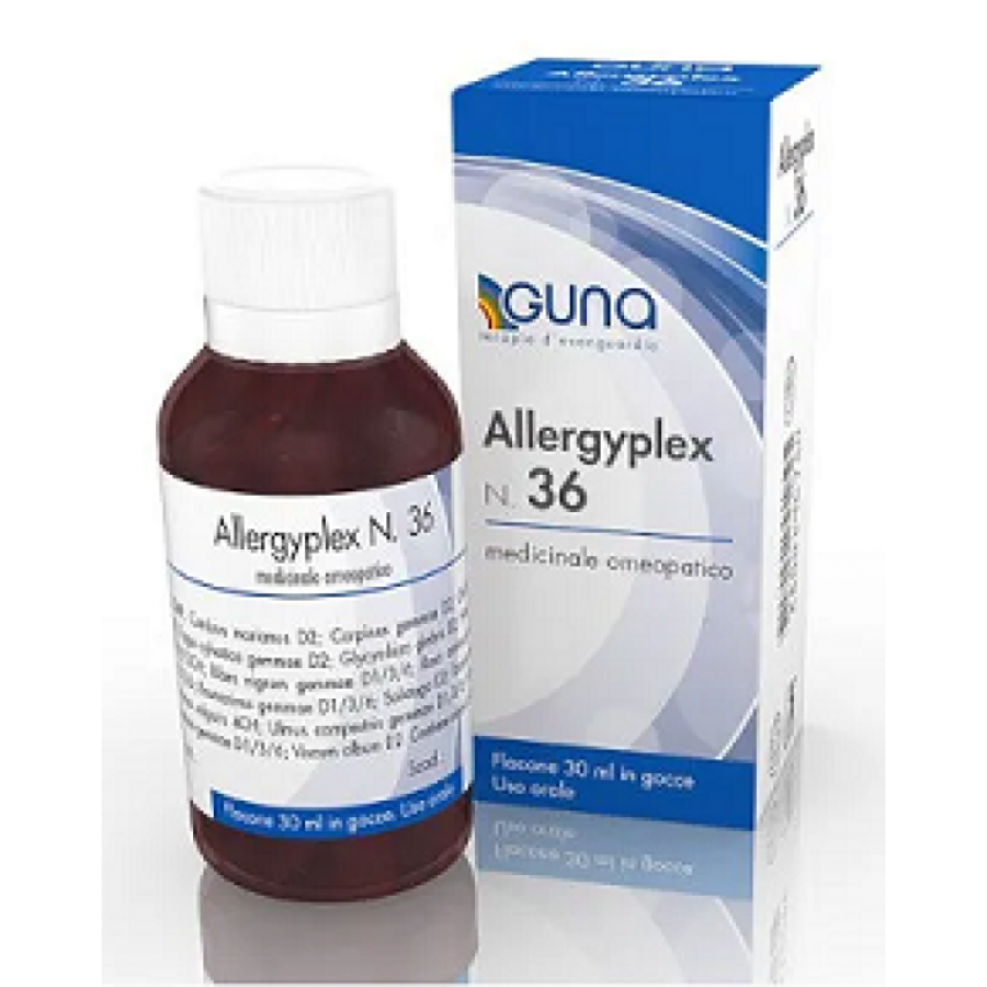 Allergyplex 36 Gocce 30ml - Medicinale Omeopatico per Allergie - Rimedio Naturale