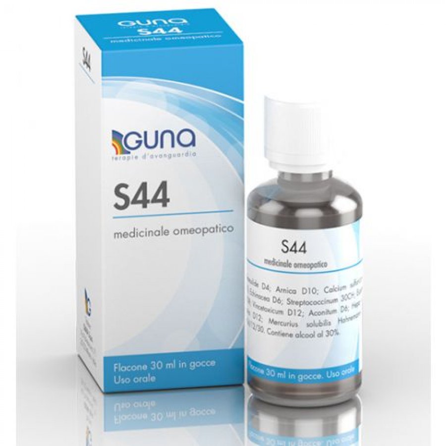 Guna S44 Gocce 30ml - Rimedio Omeopatico Antipiretico e Antiinfiammatorio