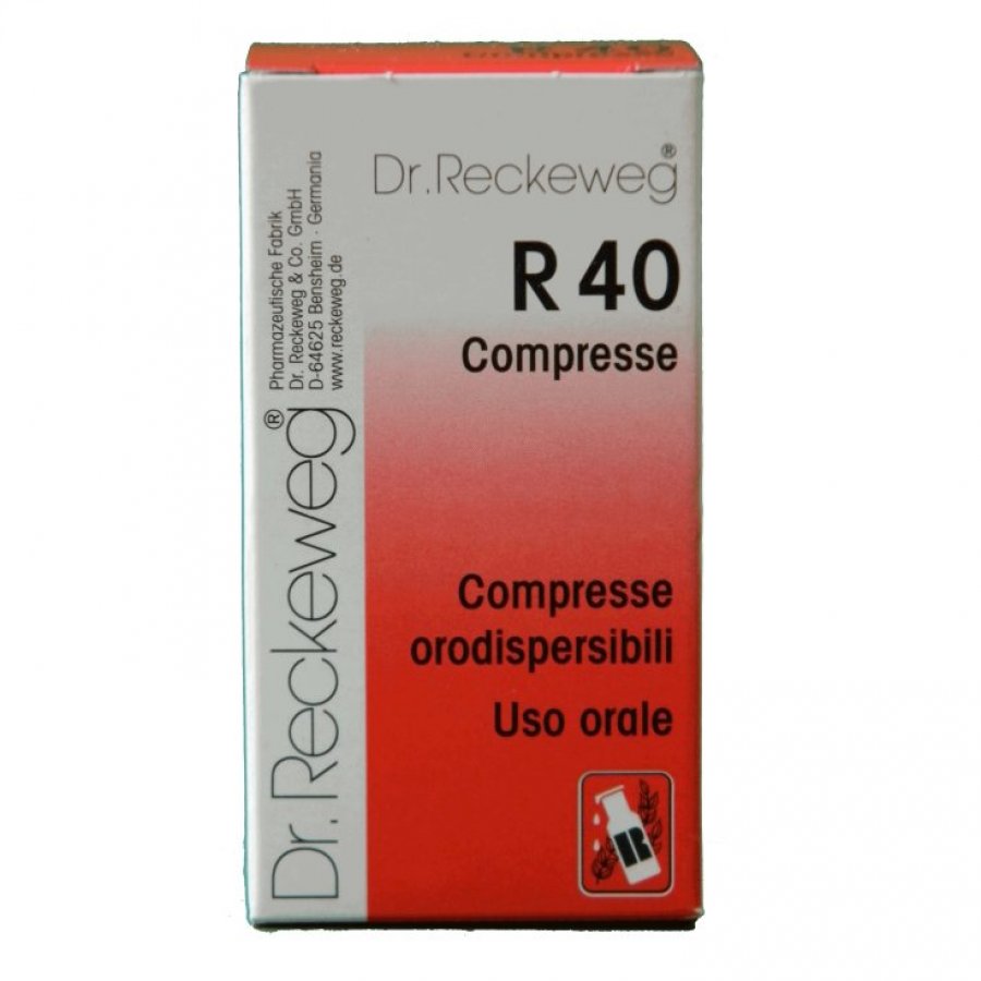 Reckeweg R40 100 Compresse - Medicinale Omeopatico per Diabete Mellito