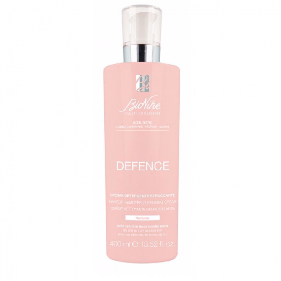 DEFENCE CREMA DETERGENTE STRUCCANTE BIONIKE 400ML - Pulizia Efficace e Delicata per una Pelle Perfettamente Detersa