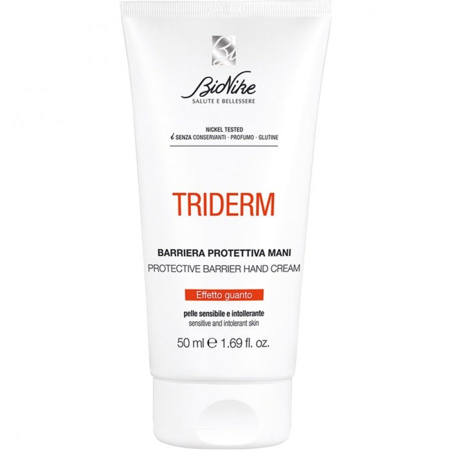 Bionike Triderm - Barriera Protettiva - Crema Mani - 50 ml - Protezione e Idratazione