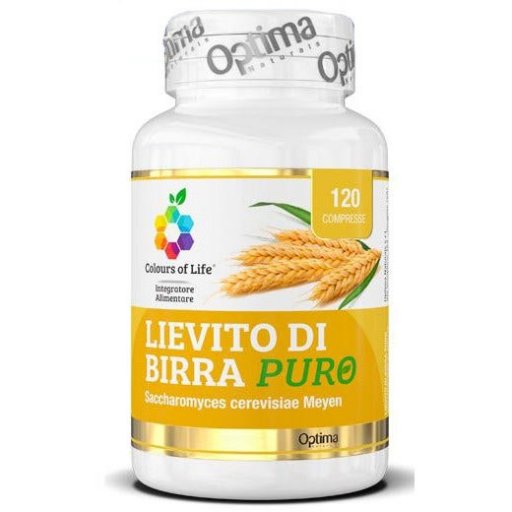 Colours Of Life - Integratore di Lievito di Birra 120 Compresse - Benefici per la Salute dei Capelli e delle Unghie