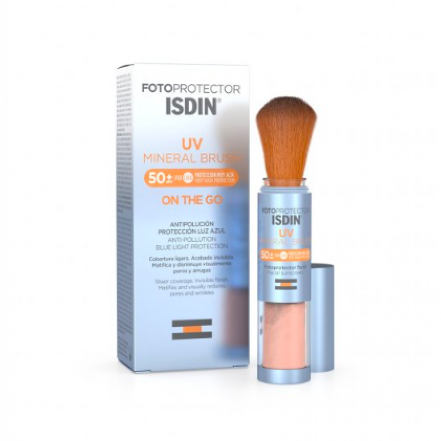Isdin - Fotoprotectoe UV Mineral Brrush - Fotoprotezione Viso - Flacone da 2 g.