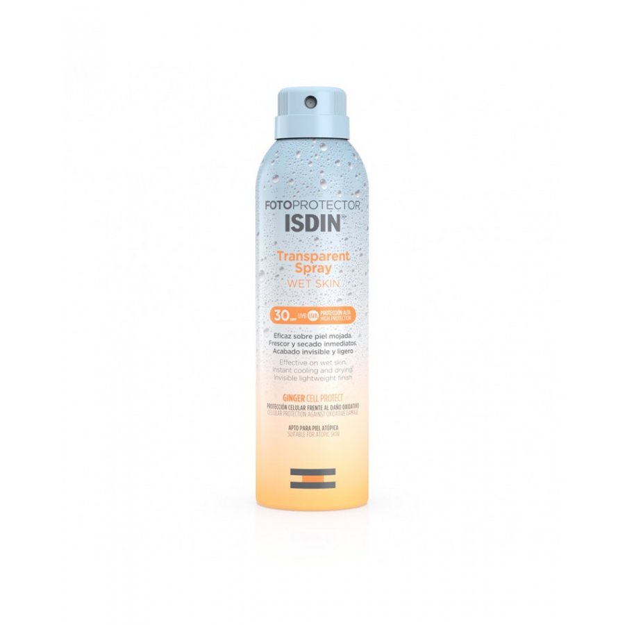 Fotoprotector Trasparent Spray Wet Skin SPF30 Protezione Corpo, 250ml