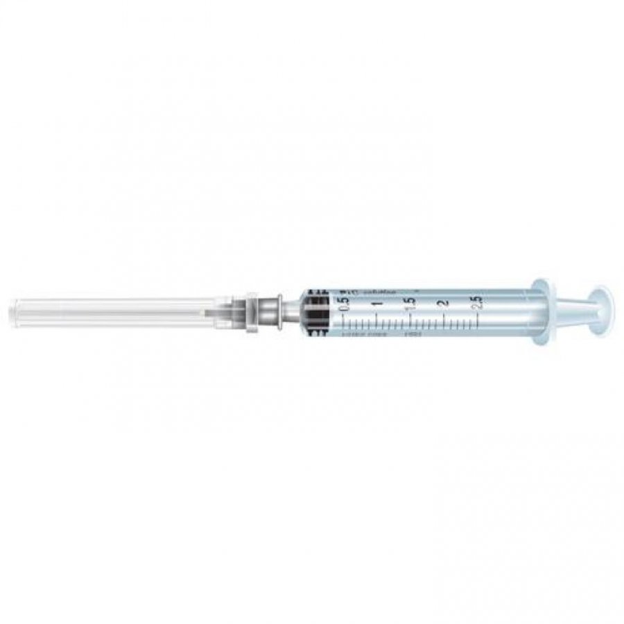 Safety Siringa Sterile 5ml G23, Siringa Monouso, 1 Pezzo, Ago Indolore