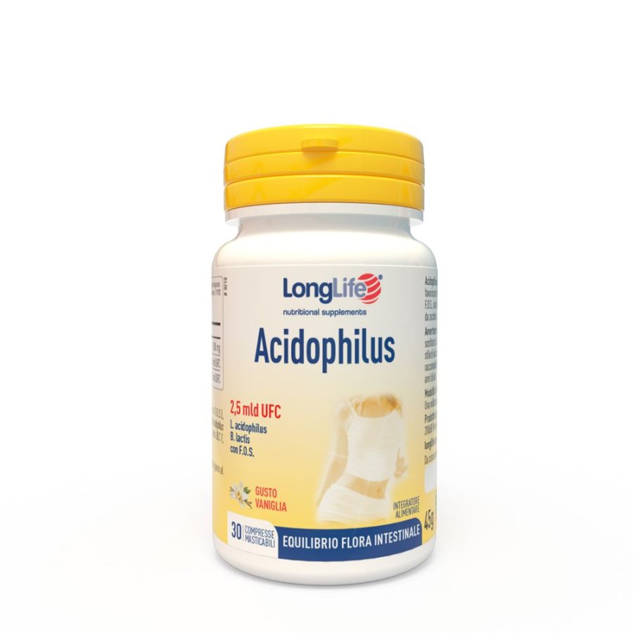 LongLife, Acidophilus, 30 Compresse 