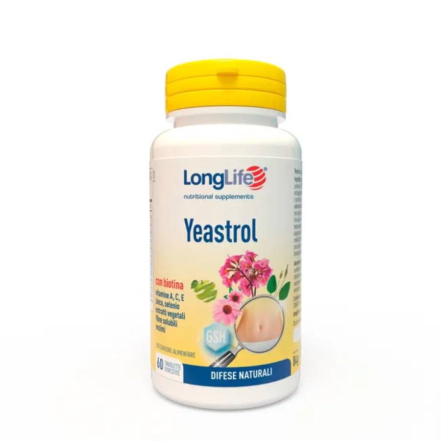 LongLife, Yeastrol, 60 Tavolette
