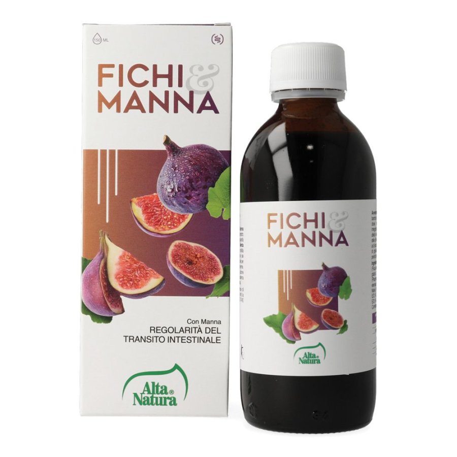 Fichi e Manna Soluzione 150ml - Complemento Alimentare con Fico, Manna e Frangula