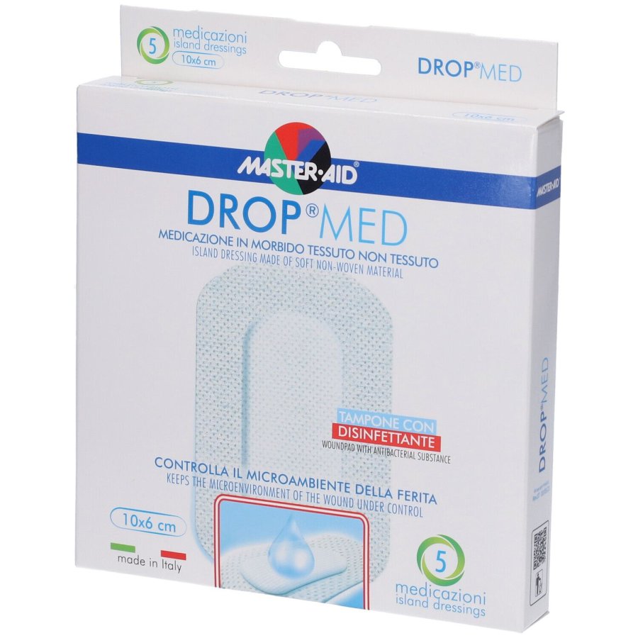 Master-Aid Drop Med, 5 Pezzi 10 x 6 cm Master-Aid Drop Med, 5 Pezzi 10 x 6 cm