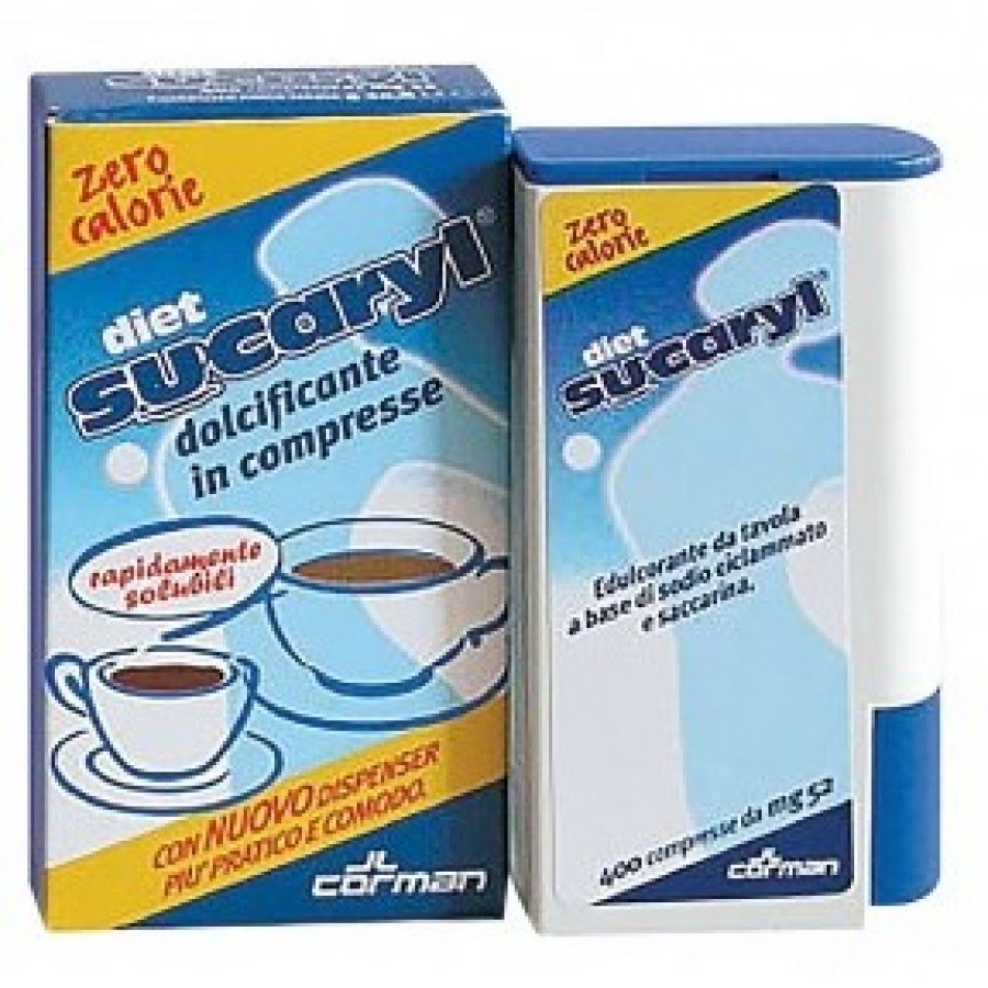 Diet Sucaryl 400 Compresse Dolcificanti - Integratore Dolcificante per una Dieta Equilibrata