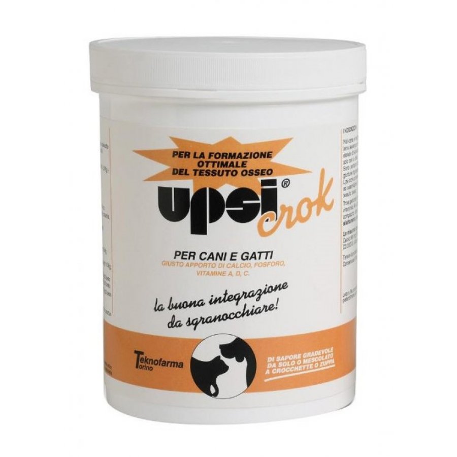 Upsicrok Premiscela Per Cani e Gatti 500g - Integratore Alimentare per la Salute Digestiva degli Animali Domestici