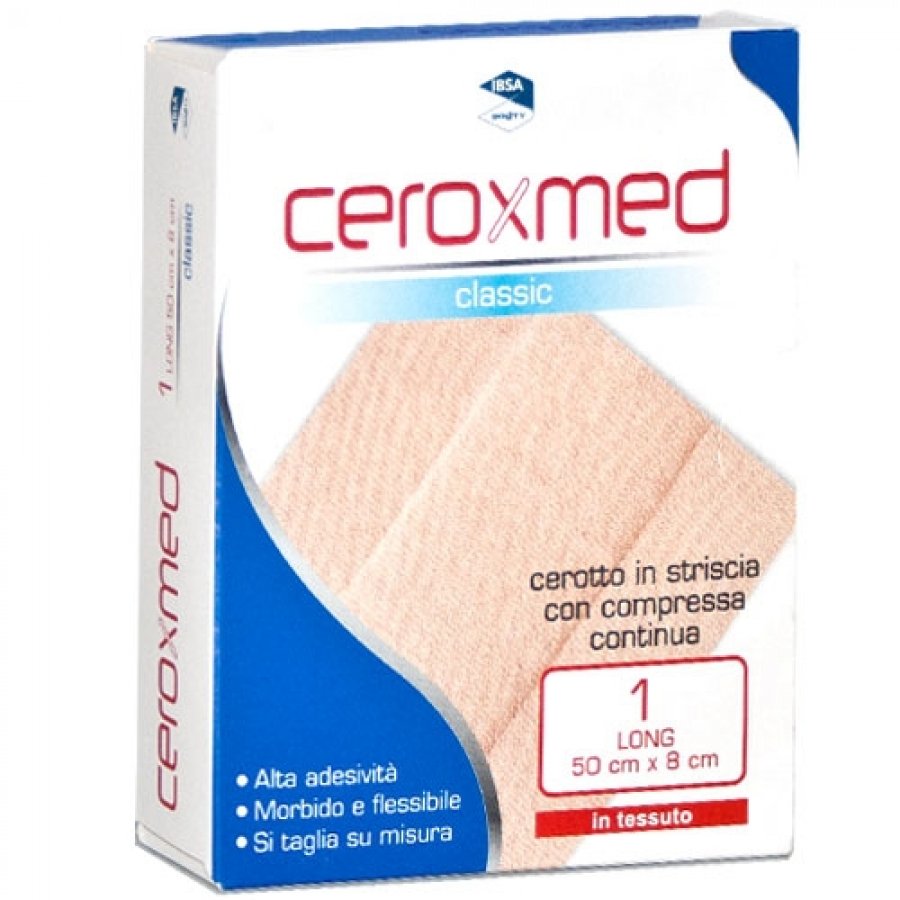 Ceroxmed Cerotto Long 50x8cm - Protezione e Medicazione Ferite