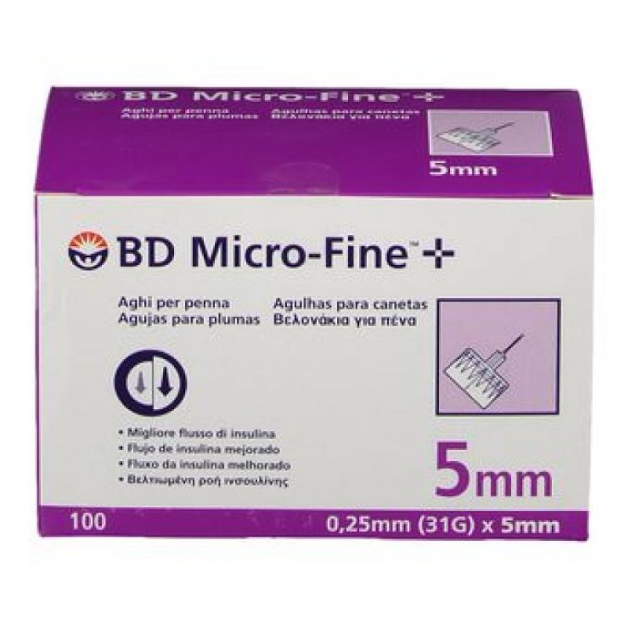 BD Microfine - 100 Aghi 31g 8mm - Aghi Sottili per Iniezioni Precise