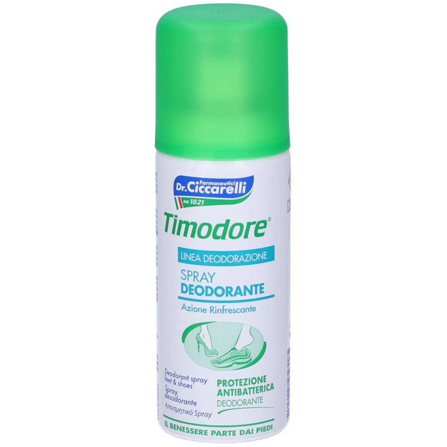 Ciccarelli, Timodore Spray Deodorante Piedi, 150 ml