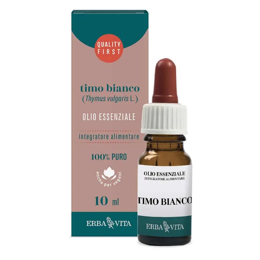 Erba Vita, Olio Essenziale Timo Bianco, 10 ml