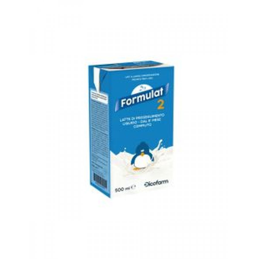 Formulat 2 Latte Liquido 500ml - Latte di proseguimento liquido dal sesto 6° mese compiuto