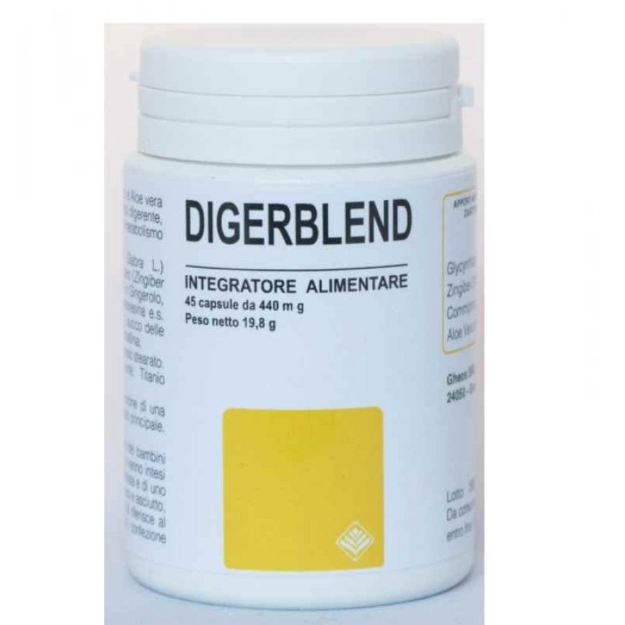 Digerblend 45 Capsule - Integratore Digestivo Naturale per il Benessere Gastrointestinale