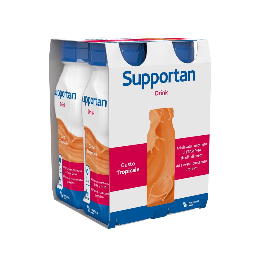 Supportan Drink tropicale , 4 x 200 ml