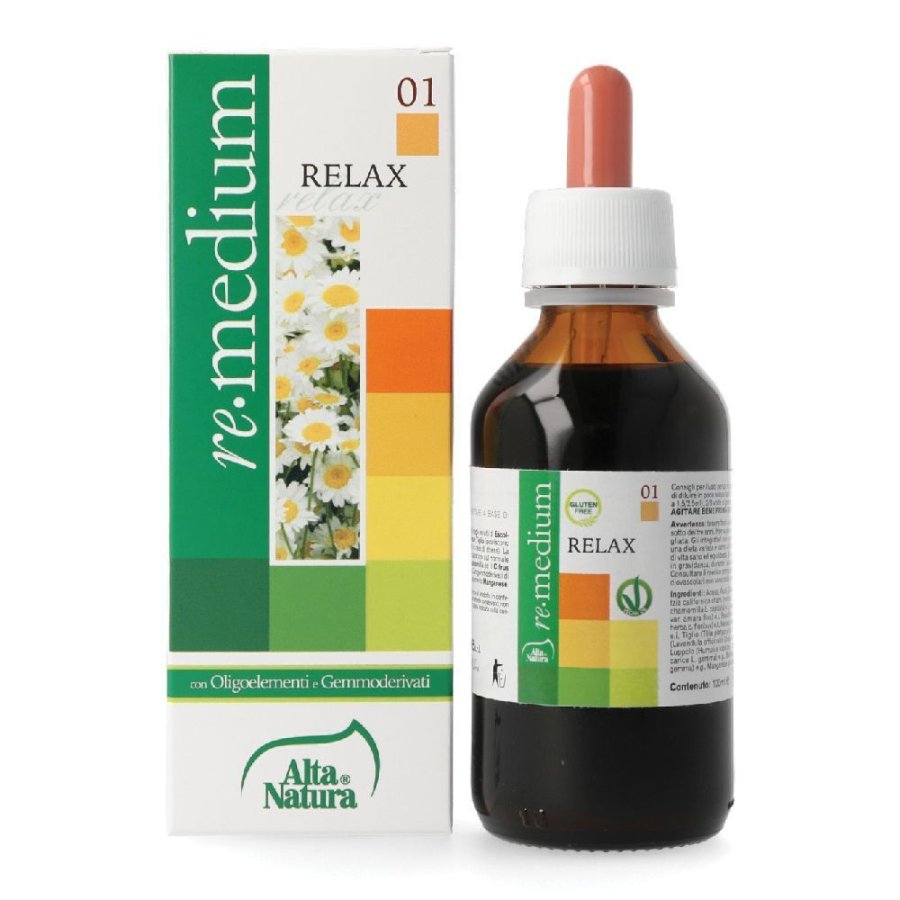 Remedium 01 Relax 100 ml - Integratore per il Rilassamento con Estratti Naturali