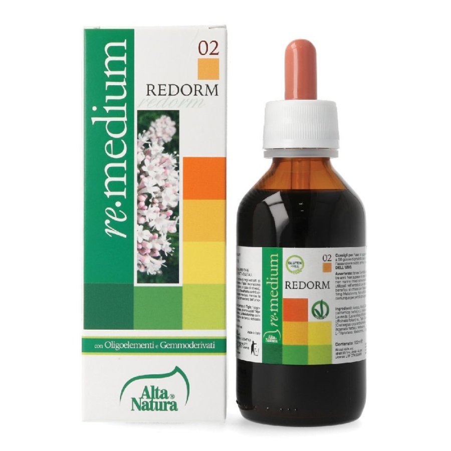 Re-medium 02 Redorm Gocce 100ml - Integratore per il Sonno e Relax