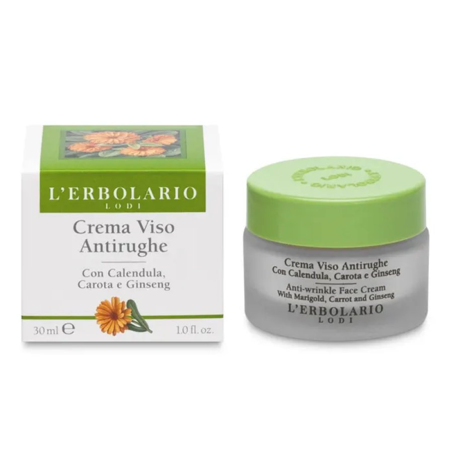 L'Erbolario, Crema Viso Antirughe, 30 ml