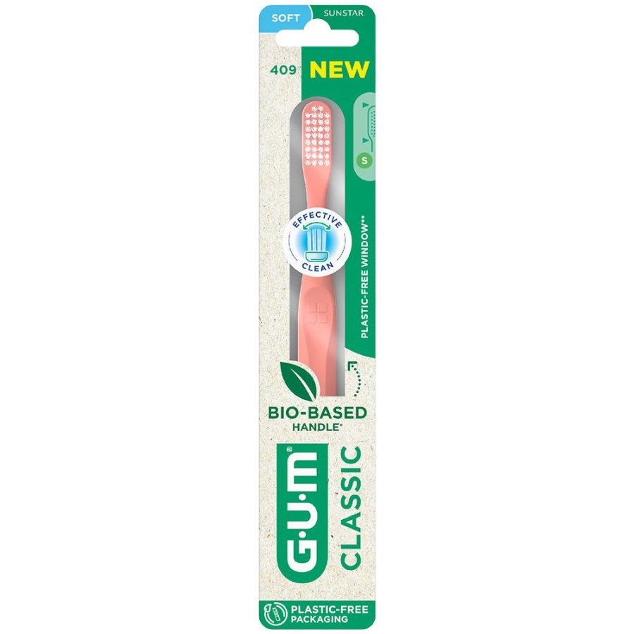 GUM Classic 409 Spazzolino Morbido, 1 pezzo