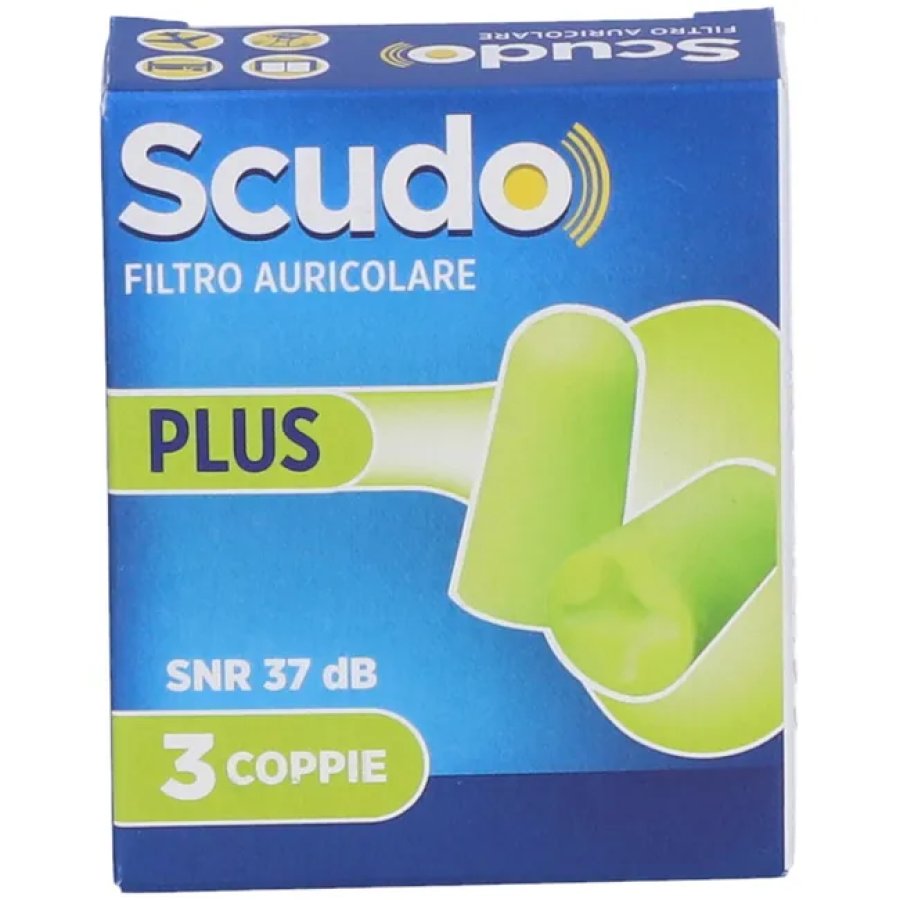 Scudo Filtro Auricolare Plus 3 Coppie