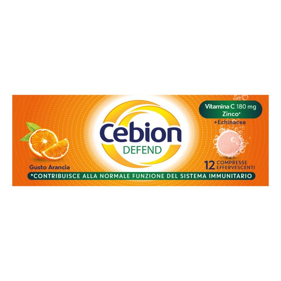 Cebion Defend, 12 Compresse Effervescenti Cebion Defend, 12 Compresse Effervescenti