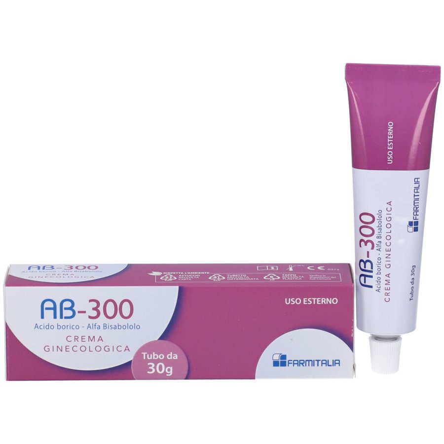 AB 300 Crema Ginecologica 30g Farmitalia - Antifungina, Lenitiva, Prurito Intimo