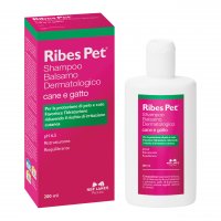 Ribes Pet Shampoo e Balsamo 200ml: Protezione Integrale per Pelo e Cute, Idratazione e Riduzione del Rischio di Irritazione