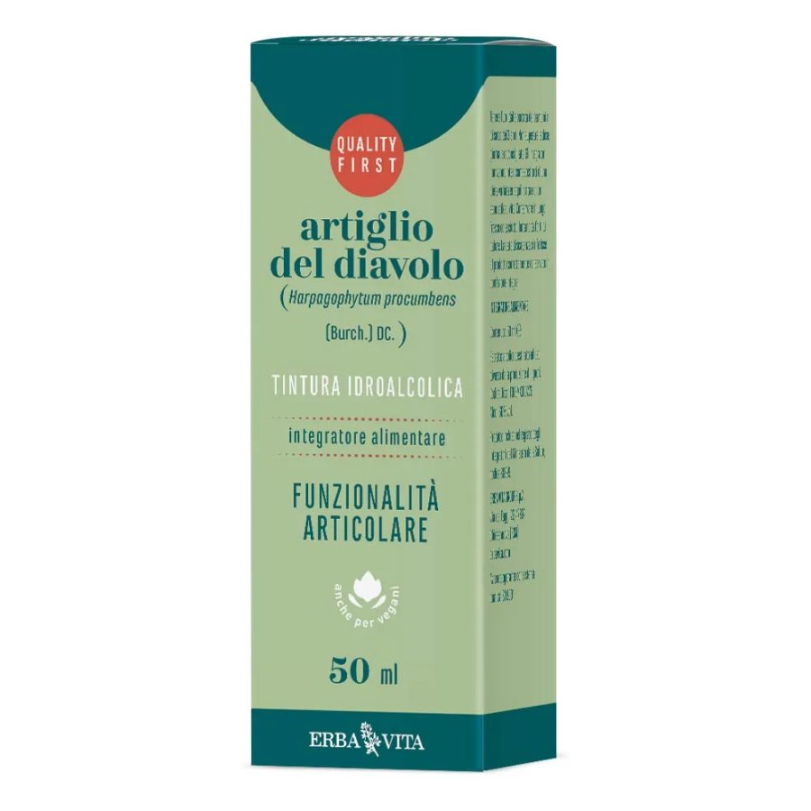 Erba Vita Artiglio del Diavolo Tintura Idroalcolica, 50 ml