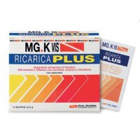 MGK Vis Ricarica Plus 14 Buste da 6g - Integratore Alimentare di Creatina, Sali Minerali e Vitamine