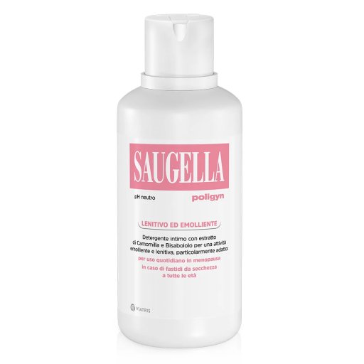 Saugella Poligyn Rosa Dermoliquido Detergente Intimo Delicato 500ml - Igiene Intima quotidiana