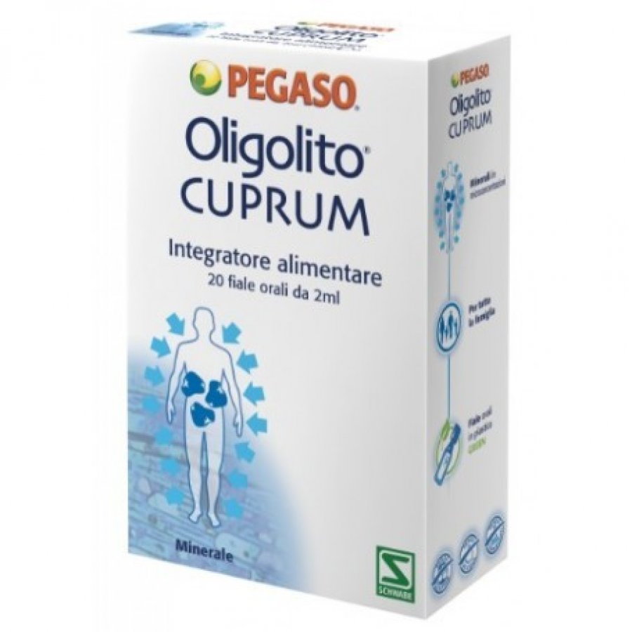 Pegaso Oligolito Cuprum Integratore sistema immunitario 20 fiale 2 ml
